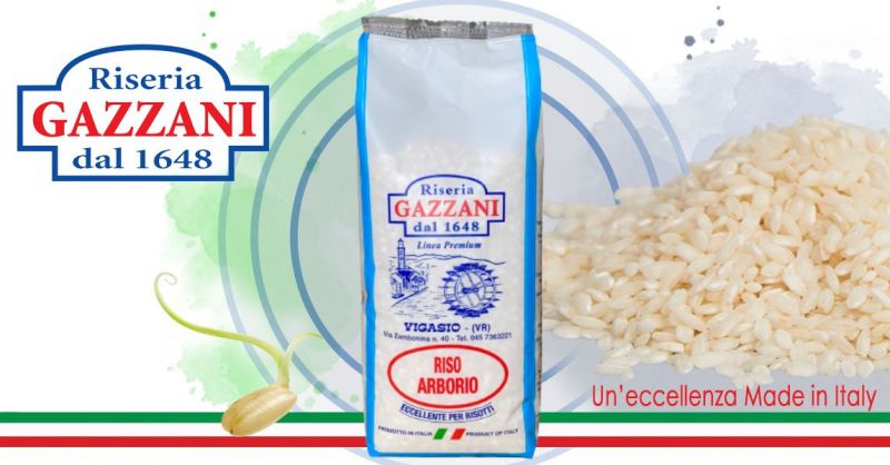 RISERIA GAZZANI 1648 - Promozione vendita online miglior riso arborio lavorato artigianalmente linea premium